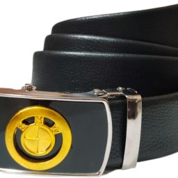 Men Party, Casual Black Artificial Leather Belt-image-85