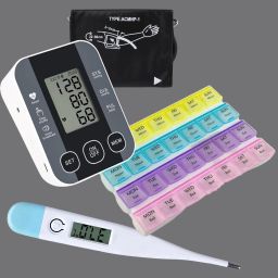 Balson AK_S10 Digital Blood Pressure Monitor with Talking Guidance, Digital Thermometer & CG-101 Hot & Cold Gel for Precise Monitoring and Injury Recovery I Bp Monitor-23