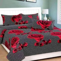 240 TC Polyester Double Printed Flat Bedsheet-picture-13