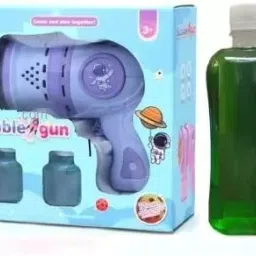 Bubble Gun Machine+250ml Bubble Solutions Bottlewith Led Light Guns Water Gun-image-31
