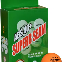 Table Tennis Balls 38mm Ping Pong Ball, Orange ABS40+ Superb Seam Outdoor Indoor Table Tennis Ball-10