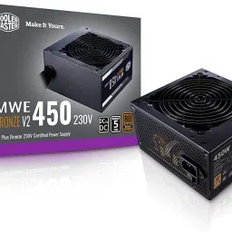 COOLER MASTER MWE 450 Bronze V2 230v, 80 Plus Bronze Certified 450 Watts PSU-51