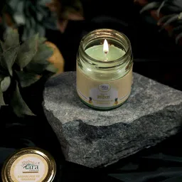 Tara Enlightening World Baghlapur Ke Annanas Medium Container Screw Lid Candle-39
