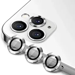 VOSKI Back Camera Lens Glass Protector for Apple iPhone 11 Pro Metal Frame Camera Lens Protector Ultra Thin Light Weight HD Clear-image-18