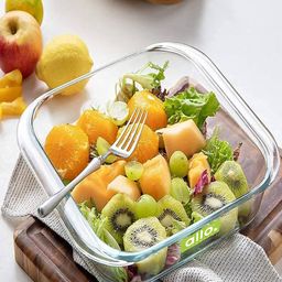 Allo Transparent 2 Pieces Dishwasher Safe Glass Baking Dish-56