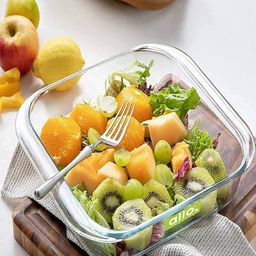 Allo Transparent Square Dishwasher and Microwave Safe Glass Baking Dish 1.8 L-39