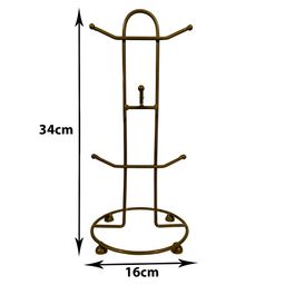 Kuber Industries Cups Stand With 6 Hooks image 4