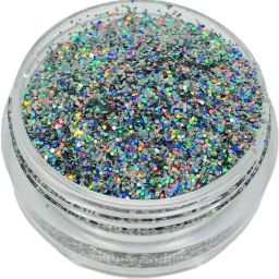 Supreme Quality Nail Art & Design Glitter Especially for Nail Art 50 gm Pack (Holographic Silver 0.04 mm)-42