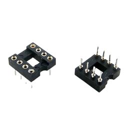 DIP8 Quality Precision/Turned PIN Open Frame PCB 8 Way IC Socket image 2