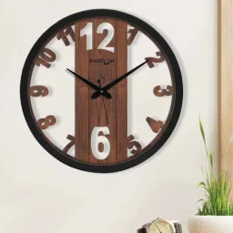 random Premium Look 12 Inches Plastic Wall Clock-picture-49