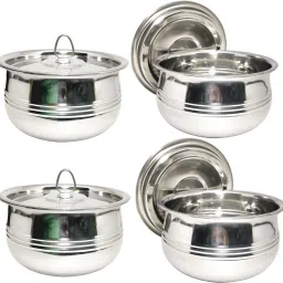 Steel Serving Bowl Bowl Set With Lid ( 500 ML , Dishwasher safe , Strong and Durable )-image-28