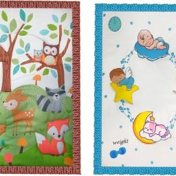 New Born Baby Mattress, Godadi, Baby Bed Mattress, Multicolor, Set Of 2-image-96