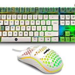 Frontech Nova Knight Wired Gaming Keyboard and Optical Mouse| LED RGB Backlight KB-0045 Combo Set-2