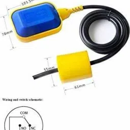 AW Water Float Switch Sensor for Water Level Controller with 3 Meter Wire Wired Sensor Security System image 2