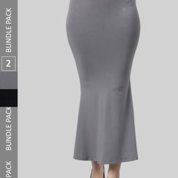 TWIN BIRDS Pack Of 2 Mid-Rise Saree Shapewear-image-68