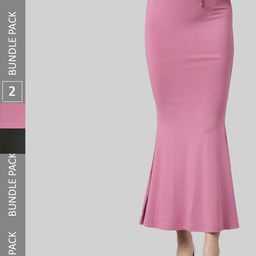 TWIN BIRDS Pack Of 2 Mid-Rise Saree Shapewear-image-96