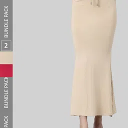 TWIN BIRDS Pack Of 2 Mid-Rise Saree Shapewear-image-67