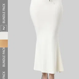 TWIN BIRDS Pack Of 2 Mid-Rise Saree Shapewear-image-48