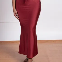 Nykd Saree Shapewear With Adjustable Drawstring & Side Slit-image-17
