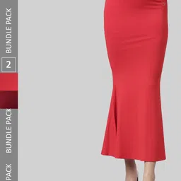 TWIN BIRDS Pack Of 2 Mid-Rise Saree Shapewear-image-66