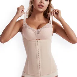 JC Collection Shoulder Straps Tummy Shaper Corset Shapewear-image-91