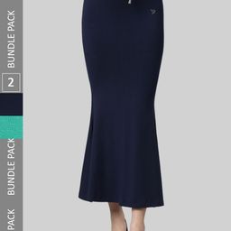 TWIN BIRDS Pack Of 2 Mid-Rise Saree Shapewear-image-102