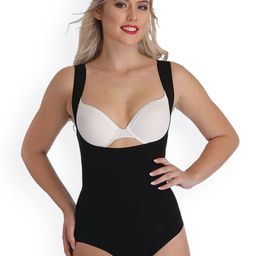 Reveira Women Black Solid Full Body Shaper-image-13