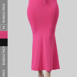 TWIN BIRDS Pack Of 2 Mid-Rise Saree Shapewear-image-69