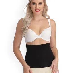 Reveira Women Black Solid Waist Cincher Tummy Shaper-image-6