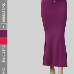 TWIN BIRDS Pack Of 2 Mid-Rise Saree Shapewear-image-88