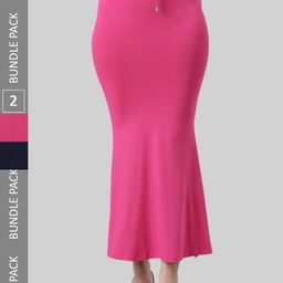 TWIN BIRDS Pack Of 2 Mid-Rise Saree Shapewear-image-87