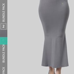 TWIN BIRDS Pack Of 2 Mid-Rise Saree Shapewear-image-65