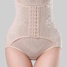 PLUMBURY High Waist Tummy Control Shapewear Panty with Hook Belt-picture-43