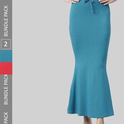 TWIN BIRDS Pack Of 2 Mid-Rise Saree Shapewear-image-83