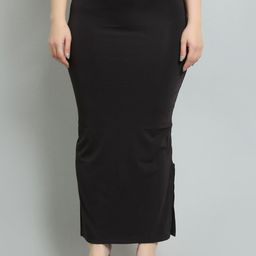 Hill Islands Side Slit Saree Shapewear-picture-14
