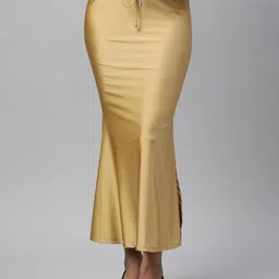 TWIN BIRDS Women Memraid-Fit High Rise Stretchable Shimmer Saree Shape Wear-image-83