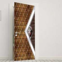 76.2 cm rhombus Door Sticker Wallpaper Self Adhesive Sticker-image-32