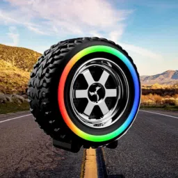 Soft Cart RGB tyre Design Wireless Bluetooth Speaker with Big bass 10 W Bluetooth Party Speaker-42