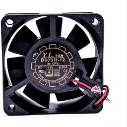 shoptron D60SH-12 12V 0.18A 60*60*25mm 2Wire YateLoon 2800RPM Cooler-picture-10