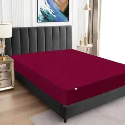 Fitted Queen Size Waterproof, Stretchable, Breathable Mattress Cover-image-34