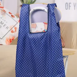 HOUSE OF QUIRK Set of 3 Geometric Printed Oversized Foldable Shopper Tote Bag-7
