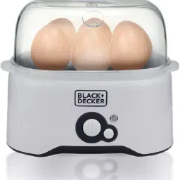 BXEG2801IN 280 Watt Egg Cooker with 6 Eggs Capacity and 2 Poaching Pans, Cup with Pricker (White) Egg Cooker-2