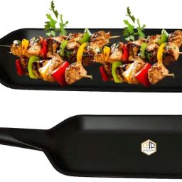 sf hospitality Melamine Trays and Platters Sets for Serving Snacks and Desserts Tray Serving Set image 2