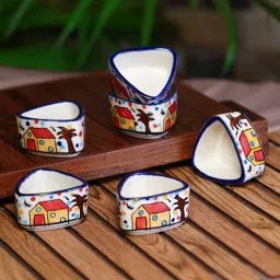 freakway (Set of 6) 50ml Hut Collection Ceramic Dip Bowl (Multicolor)-picture-5