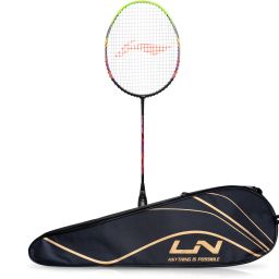 Turbo 99 Black, Green Strung Badminton Racquet-image-68