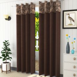 244 cm (8 ft) Polyester Room Darkening Long Door Curtain (Pack Of 2)-image-28