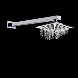 6x6" Inch S.S Maze Shower with 15" Inch Square Shower Arm (Set of 1) Fixed Mount-picture-17