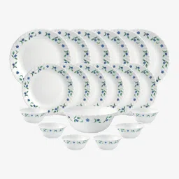 Pack of 19 Opalware Classique Juniper Blue 19 Pcs Dinner Set-image-24