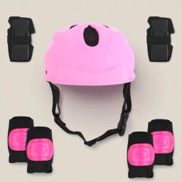 Skating Kit for Kids (3-7 Years) |Cycling Safety Kit|Knee, Elbow, Thigh Guard Cycling Kit-39
