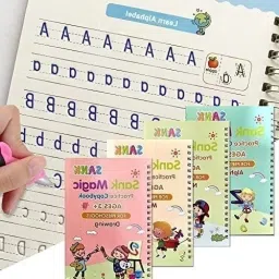 Magic Practice Copybook for Kids (4 Book + 1 Pen + 10 Refill + 1 Grip)-NEW153-image-61